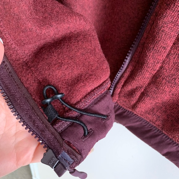 Goodfellow & Co Burgundy Zip-Up Fleece Jacket NWT - Picture 6 of 8